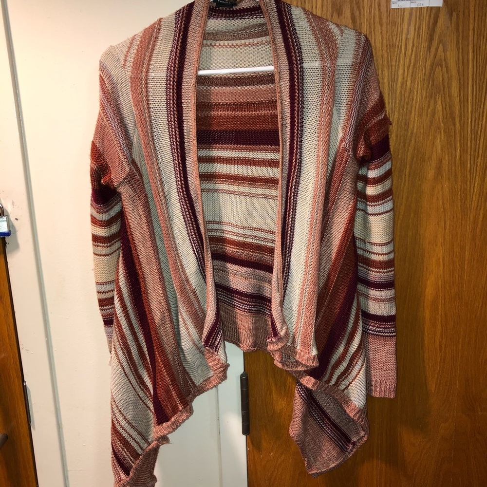 Brown striped sweater